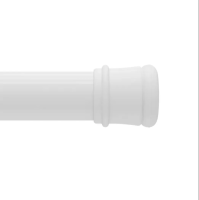 Купить Штанга для ванной алюмин. телескоп. 110-200 см белая (1/24) "MILARDO"  010A200M14