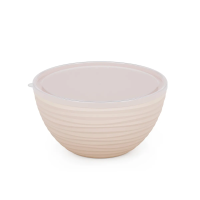 Купить Салатник  пласт. "Оазис" 2,5 л с крышкой (бежевый) (1/11) "Альтернатива" м8403