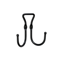 Купить Крючок двойной "TRAIT" металл (черный) (1/120) "SWENSA" BRW-19009-02