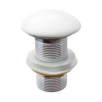 Купить Клапан донный для умывальн. "CLICK-CLACK" 1 1/4" D 70 мм, хром/белый (1) "MPF"