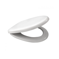 Купить Сиденье для унитаза "LUX A" белое, крепление металл. (1/5) "BERGES"