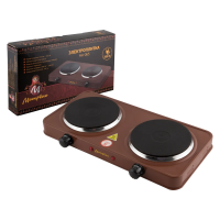 Купить Плита электр. 2-конфор. (чугун) "Матрёна" ма-063 (коричневый) (1/5)