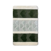 Купить Коврик для ванной "LEMIS 3215" 60*100 см, полипропилен (зеленый) (1/15) "L'CADESI" 001399