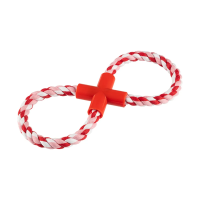 Купить Игрушка для животных "Восьмерка" веревочная 25*10 см (1/20/200) "Рыжий кот"