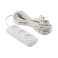 Купить Удлинитель "ENGY эконом" 10 м, 3 розетки (шввп 2 х 0,75), белый (1/40)