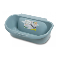 Купить Корзина для мусора навесная "Левита" (бирюзовая) (1/10) "Мартика" с842бир