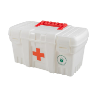 Купить Ящик-аптечка "FAMILY DOCTOR" с защелкой и ручкой 26,5*15,5*14 см (белый)(1/16) "KEEPLEX" KL374910006