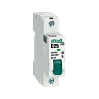 Купить Выключатель автомат. ва-103 1р 25а 6ка тип с (1/12/144) "DEKRAFT"