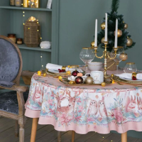 Купить Скатерть "Этель" PINK MAGIC D=220 см (1) 4496671