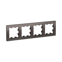 Купить Рамка "ATLASDESIGN" 4-х местн. универс., мокко (1/5/20) "SCHNEIDER"