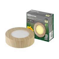 Купить Светильник светодиод. спо "Даунлайт" круг 6 вт 3000 к IP20, сосна (1/40) TDM SQ0329-0411