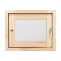 Купить Форточка для бани и сауны 40*50 см двойное стекло, затвор, петли (1) "Банные штучки" 32551