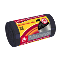 Купить Пакеты для мусора "PROFESSIONAL"  60 л, рулон 80 шт. (черные) 9 мкм (1/10) "AVIKOMP"