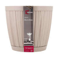 Купить Горшок для цветов "BARCELONA" D 270 мм/9,6 л (молоч. шоколад) (1/12) "INGREEN" IG623210047