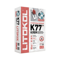 Купить Клей для плитки для внутр. и наруж. работ "SUPERFLEX K77" 25 кг (1) LITOKOL