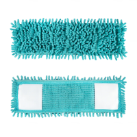 Купить Насадка к швабре MopM4-Eco-H "Лапша" 14*44 см, микрофибра на липучке (1/5/100) "Рыжий кот"