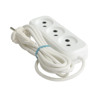 Купить Удлинитель 3 м 3 розетки пвс 2*0,75 мм (1/25)  (ух10-103 3 м)