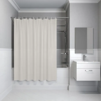 Купить Штора для ванной 200*240 см (полиэстер) бежевый (1/24) "IDDIS" BL02P24I11