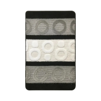 Купить Коврик для ванной "LEMIS 3244" 60*100 см, полипропилен (серый) (1/15) "L'CADESI" 001401