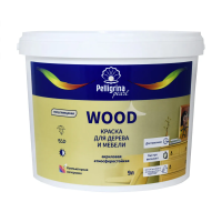 Краска "WOOD" для дерева и мебели акриловая база а 9 л (1) "Пеллигрина жемчуг"