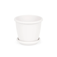 Купить Горшок для цветов "Афина" 1,1 л (белый) (1/20) "Альтернатива" м6478