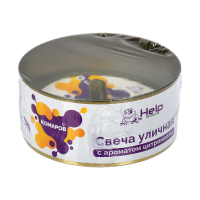 Купить Свеча уличная от комаров в жестяной банке (1/12) "HELP" 80011