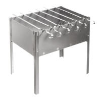 Купить Мангал 350*250*350 мм нержав., 6 шампуров (1/10) "BOYSCOUT" 61235