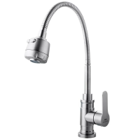 Купить Смеситель для кухни A54401-3 гибкий излив, сатин (1/10) "FASHUN"