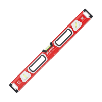 Купить Уровень алюмин. 3 глазка (1 зеркал.) 2000 мм  магнитный, фрезеров., двухкомп. рукоят.(1/30) "MATRIX"