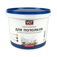 Краска вд-ак-2180 для потолков белоснежная 7 кг (1) "Вгт"