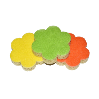 Купить Губки для посуды "FLOWER" (крупнопористые) упак. 3 шт. (1/35) "MASTER FRESH"