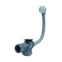 Купить Сифон для ванн SB600 с полуавтомат. сливом и переливом 600 мм латунный (хром) (1/25) "WIRQUIN"