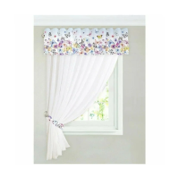 Купить Тюль с подхватом и ламбрекеном "Бабочки" 250*200 см, вуаль (1) "Этель" 4665406