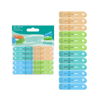 Купить Прищепки набор 12 шт. (1/6/144) "Мультидом" LF75-12