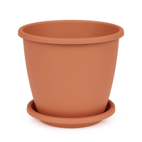 Купить Горшок для цветов "Афина" 11 л (коричневый) (1/14) "Альтернатива" м6546