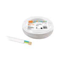 Купить Провод пугсп 3 х 1,5 мм² (бухта  5 м) белый (1/10) народный SQ0126-0210