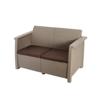 Купить Диван пласт. "TOLEDO LOVE SEAT" 130*72*79 см (капучино) "KETER"
