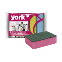 Купить Губки для посуды "Макси" упак. 5 шт. (1/50) "YORK"