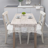 Купить Скатерть пвх "Муза" 132*180 см паутинка (1/12) 011-WHITE