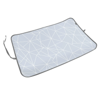 Купить Коврик для глажки белья (линии на сером) 110 х 75 см (1/10) "Ника" кг/3