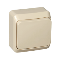 Купить Выключатель открыт. уст. "Этюд" 1 кл. 10а, кремовый (1/25/200) "SCHNEIDER"