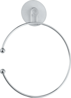 Купить Полотенцедержатель-полукольцо на присоске  хром.  (1/48) "Рыжий кот" ELINE-TR-1