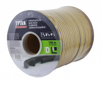 Уплотнитель D 9 х 7,5 мм коричневый бухта 100 м (1/2) 