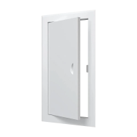 Купить Люк-дверца ревизионная 260 х 460 мм с фланцем,ручкой,магнит. замками, метал. (1/12) "EVECS" лт2040мп