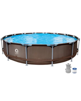 Купить Бассейн каркасный круглый 457 х 84 Cм усиленный (1) "AVENLI" 12023EU