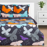 Купить Постельное белье "Этель" BUTTERFLIES 2 сп. (поплин) (1) 7674466