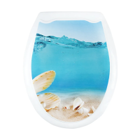 Купить Сиденье для унитаза с рисунком (лазурный берег) (1/10) "Мультипласт"