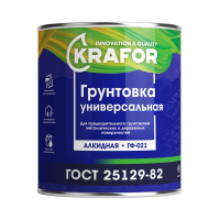 Грунт гф-021 серый 20 кг (1) "KRAFOR"