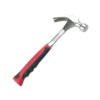 Купить Молоток-гвоздодер кованый 600 г двухкомп. рукоятка (1/6/24) "BEOROL"