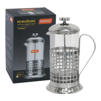 Купить Чайник-кофейник с прессом "CELLULA" стекло 600 мл (1/12) "MALLONY"